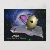 James Webb Space Telescope JWST Briefkaart (Voorkant)