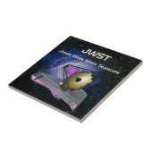 James Webb Space Telescope JWST Ceramic Tile Tegeltje (Zijkant)