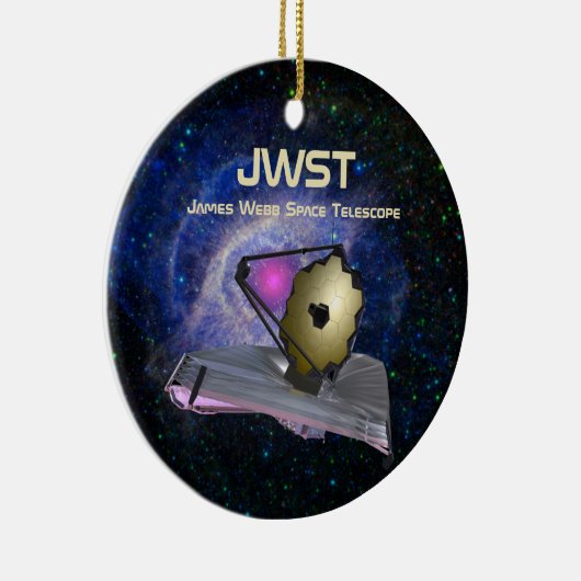 James Webb Space Telescope JWST Keramisch Ornament (Rechts)