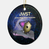 James Webb Space Telescope JWST Keramisch Ornament (Links)