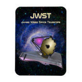 James Webb Space Telescope JWST Magneet (Verticaal)