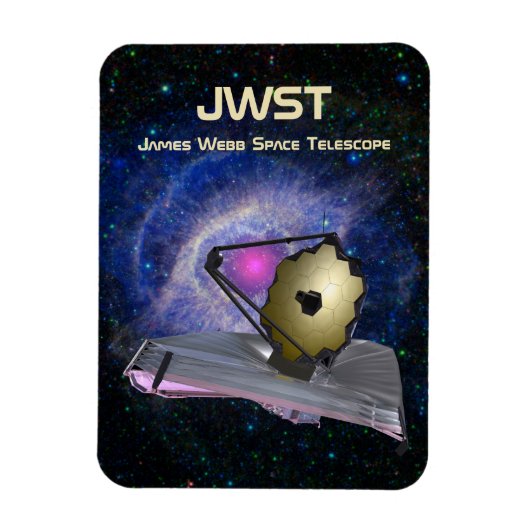 James Webb Space Telescope JWST Magneet (Verticaal)
