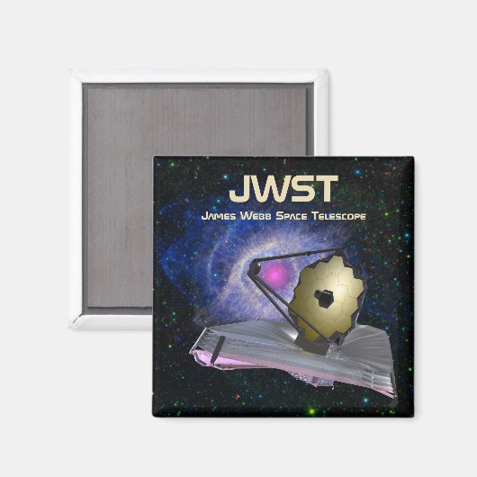 James Webb Space Telescope JWST Magneet (Voorkant / Achterkant)