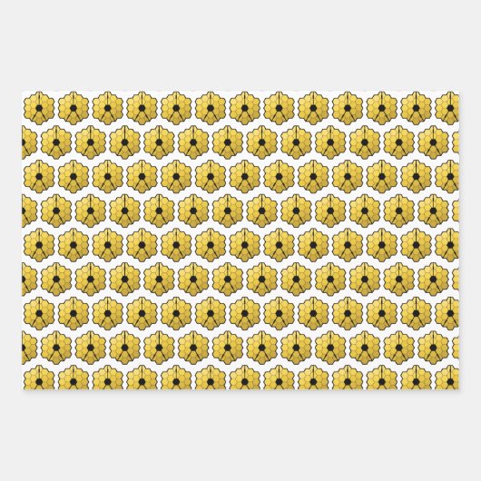 James Webb Space Telescope JWST Mirror Patroon Inpakpapier Vel (Voorkant 3)