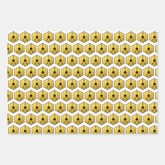 James Webb Space Telescope JWST Mirror Patroon Inpakpapier Vel (Voorkant)