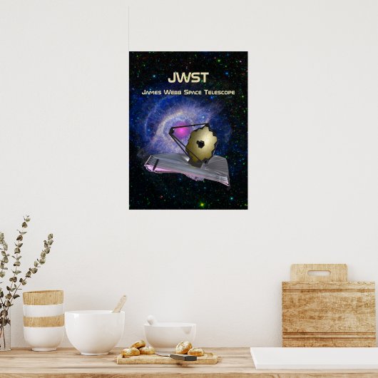 James Webb Space Telescope JWST Poster (Keuken)