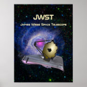James Webb Space Telescope JWST Poster (Voorkant)