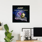 James Webb Space Telescope JWST Poster (Thuiskantoor)
