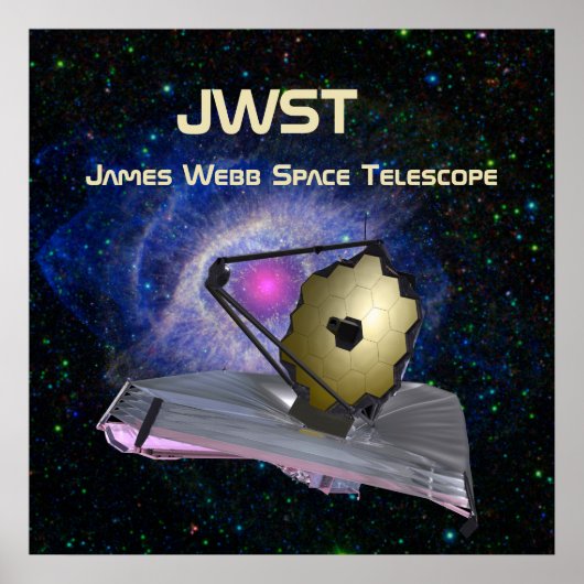 James Webb Space Telescope JWST Poster (Voorkant)