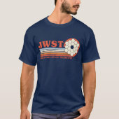 James Webb Space Telescope JWST Retro T-shirt (Voorkant)