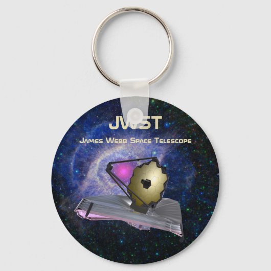 James Webb Space Telescope JWST Sleutelhanger (Voorkant)