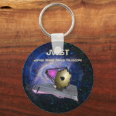 James Webb Space Telescope JWST Sleutelhanger (Voorkant)