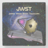 James Webb Space Telescope JWST Stenen Onderzetter (Voorkant)