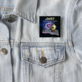 James Webb Space Telescope JWST Vierkante Button 5,1 Cm (In situ)