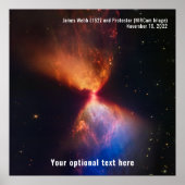 James Webb Space Telescope L1527 Protostar NIRCam Poster (Voorkant)