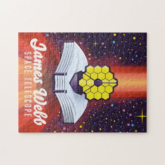 James Webb Space Telescope. Magnet Legpuzzel (Horizontaal)