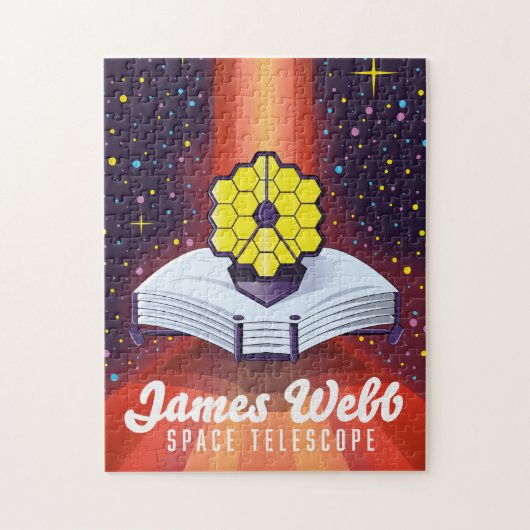 James Webb Space Telescope. Magnet Legpuzzel (Verticaal)