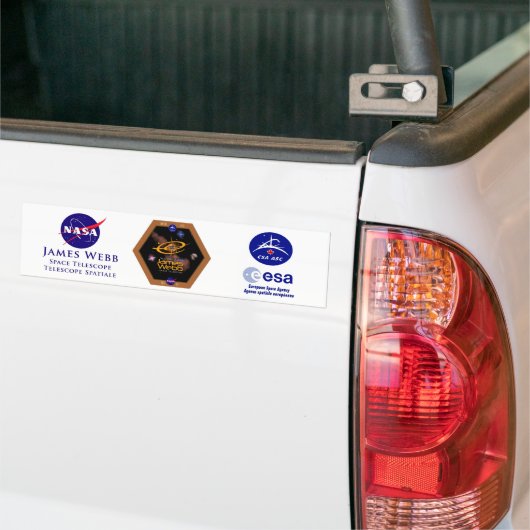James Webb Space Telescope NASA Patch Bumpersticker (Op Truck)
