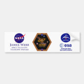 James Webb Space Telescope NASA Patch Bumpersticker (Voorkant)