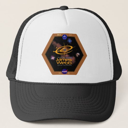James Webb Space Telescope NASA Patch Trucker Pet (Voorkant)