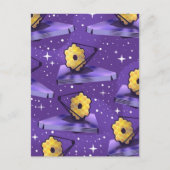 James Webb Space Telescope patroon Briefkaart (Voorkant)