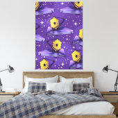 James Webb Space Telescope patroon Canvas Afdruk (Insitu (Slaapkamer))