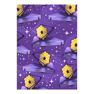James Webb Space Telescope patroon Foto Afdruk