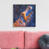James Webb Space Telescope Pilaren der Schepping Canvas Afdruk (Insitu (Woonkamer))