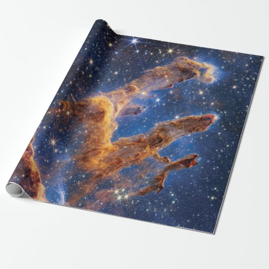 James Webb Space Telescope Pillars of Creation Cadeaupapier (Uitgerold)