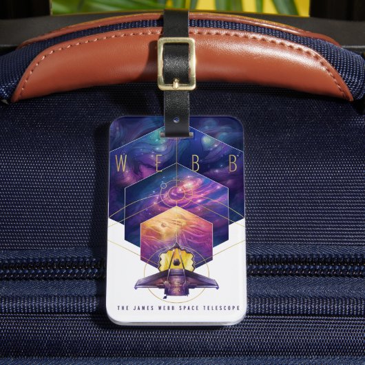 James Webb Space Telescope Poster. Bagagelabel (Voorkant Insitu 2)