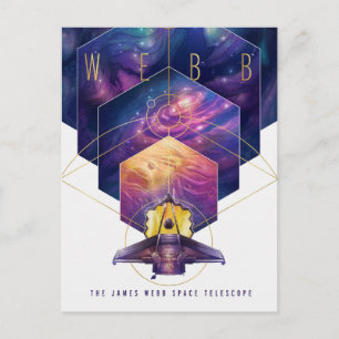James Webb Space Telescope Poster. Briefkaart