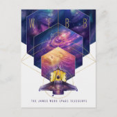 James Webb Space Telescope Poster. Briefkaart (Voorkant)