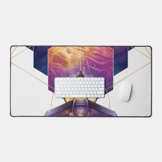 James Webb Space Telescope Poster. Bureaumat (Keyboard & Muis)