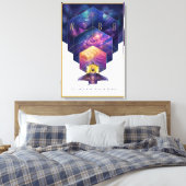 James Webb Space Telescope Poster. Canvas Afdruk (Insitu (Slaapkamer))