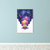 James Webb Space Telescope Poster. Canvas Afdruk (Insitu (Houten vloer))