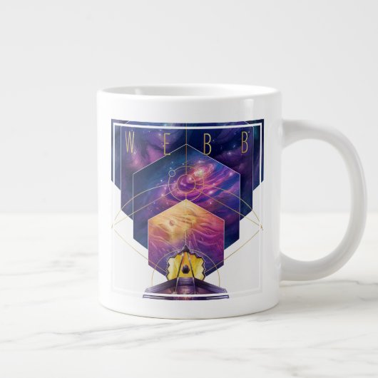 James Webb Space Telescope Poster. Grote Koffiekop (Rechts)