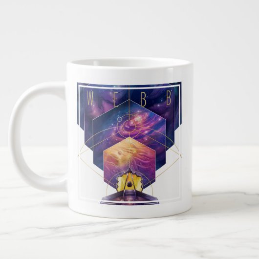James Webb Space Telescope Poster. Grote Koffiekop (Links)
