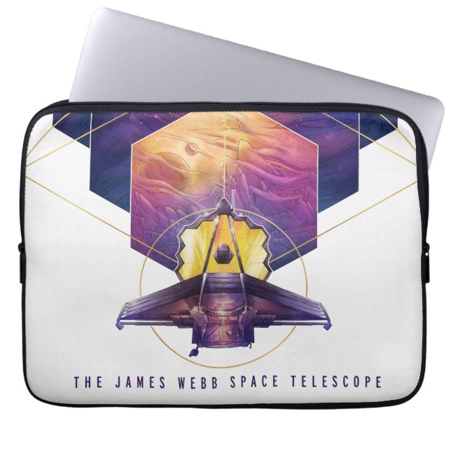 James Webb Space Telescope Poster. Laptop Sleeve (Voorkant)