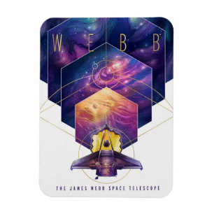 James Webb Space Telescope Poster. Magneet