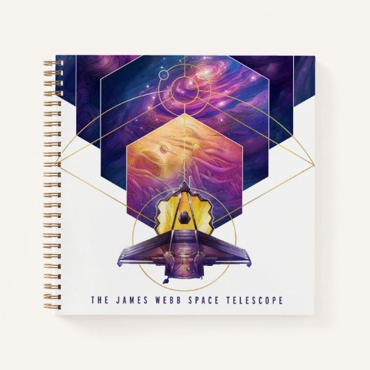 James Webb Space Telescope Poster. Notitieboek (Voorkant)