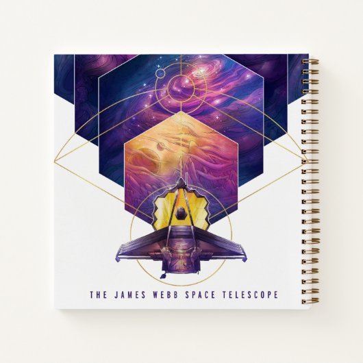 James Webb Space Telescope Poster. Notitieboek (Achterkant)