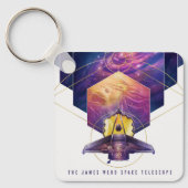 James Webb Space Telescope Poster. Sleutelhanger (Voorkant)
