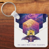James Webb Space Telescope Poster. Sleutelhanger (Voorkant)