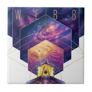 James Webb Space Telescope Poster. Tegeltje