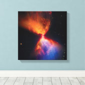 James Webb Space Telescope Protoster L1527 Canvas Afdruk (Insitu (Houten vloer))