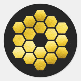 James Webb Space Telescope Ronde Sticker