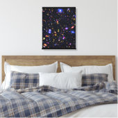 James Webb Space Telescope Simulatie - Pop Art Canvas Afdruk (Insitu (Slaapkamer))