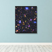 James Webb Space Telescope Simulatie - Pop Art Canvas Afdruk (Insitu (Houten vloer))