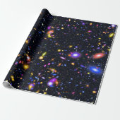 James Webb Space Telescope Simulation - Pop Art Cadeaupapier (Uitgerold)