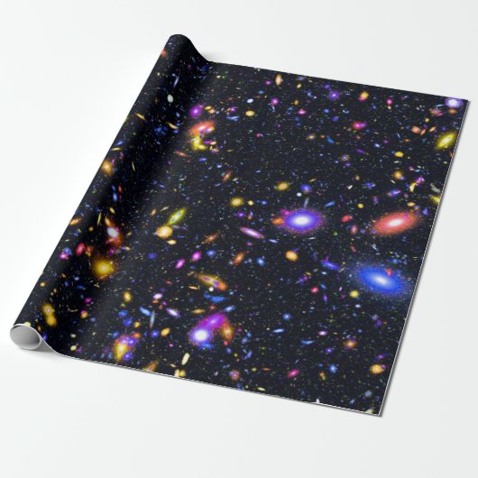 James Webb Space Telescope Simulation - Pop Art Cadeaupapier (Uitgerold)